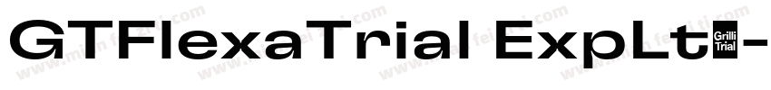 GTFlexaTrial ExpLt◆字体转换